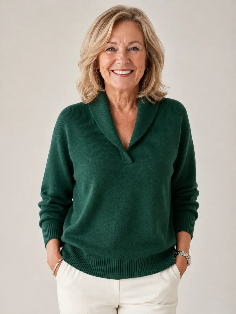 Antonine | Women's Soft V-Neck Jumper