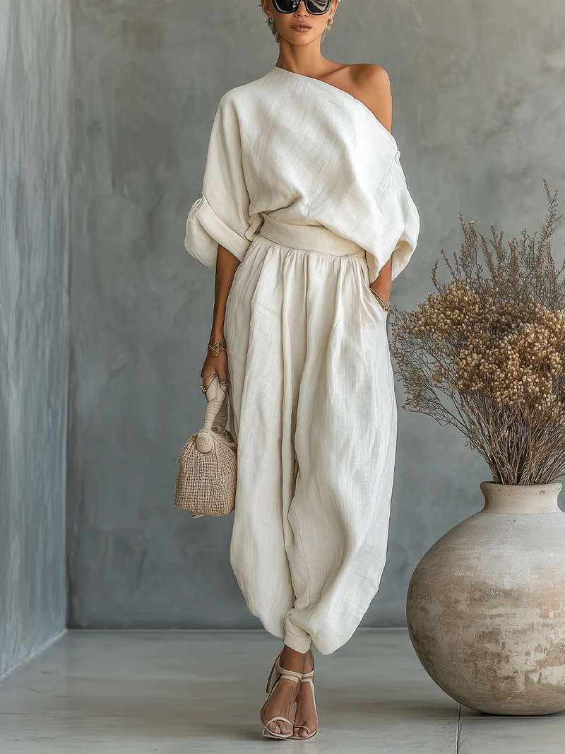 Carmen | Two-Piece Set with Off-the-Shoulder Design