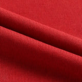 Red Hooded Cardigan with Buttons