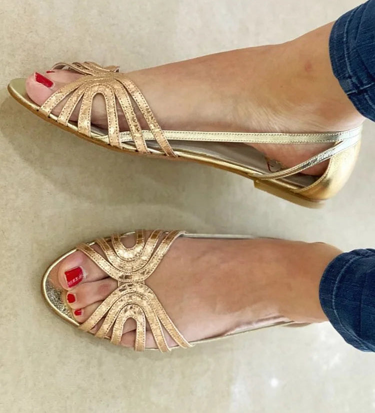 Eleonore - Golden Summer Sandals