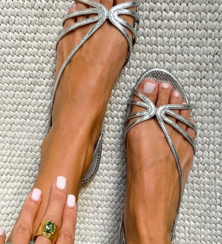 Genevieve - Golden Summer Elegance Sandals
