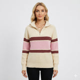 Elena | Half-Zip Knit Sweater
