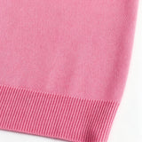 Pink Hooded Cardigan with Buttons