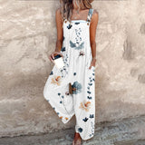 Fiona | Floral Dungarees