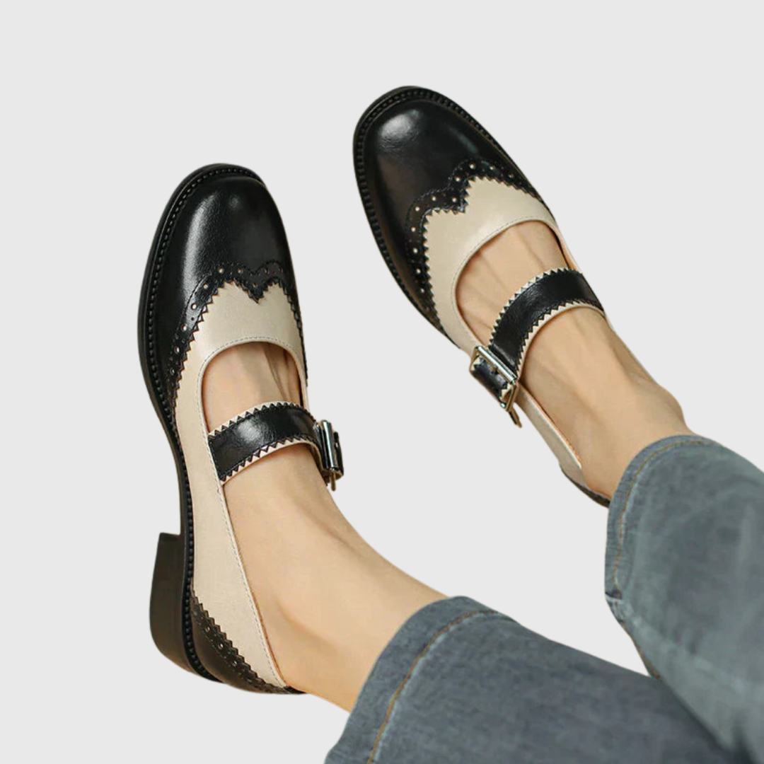 Ethel | Leather Mary Janes