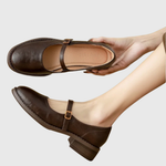 Joyce | Classic Comfortable Leather Mary Janes