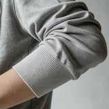 Grey Hooded Cardigan with Buttons