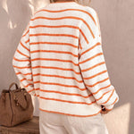 Mabel | Striped Knit Cardigan for Women