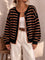 Mabel | Striped Knit Cardigan for Women