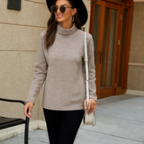 Casey | Women's Turtleneck Cable Knit Jumper