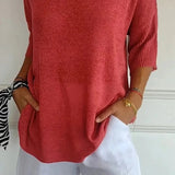 Kiara | Women's Oversized V-Neck Sweater Top