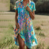FLORA | Elegant Summer Midi Dress