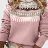 Gemma Textured Round Neck Jumper