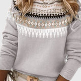 Gemma Textured Round Neck Jumper
