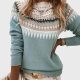 Gemma Textured Round Neck Jumper