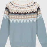 Gemma Textured Round Neck Jumper