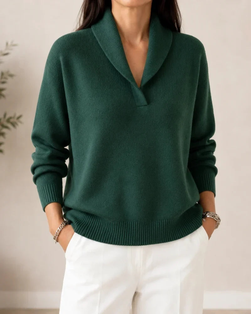 Antonine | Women's Soft V-Neck Jumper