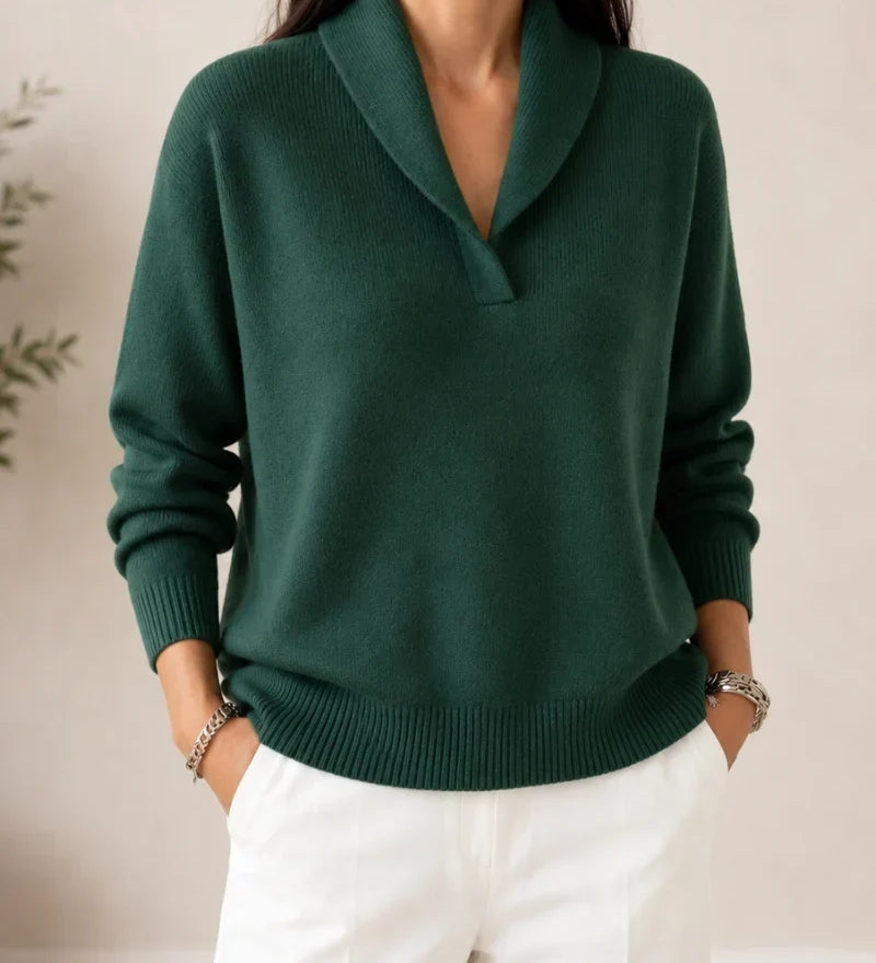 Antonine | Women's Soft V-Neck Jumper