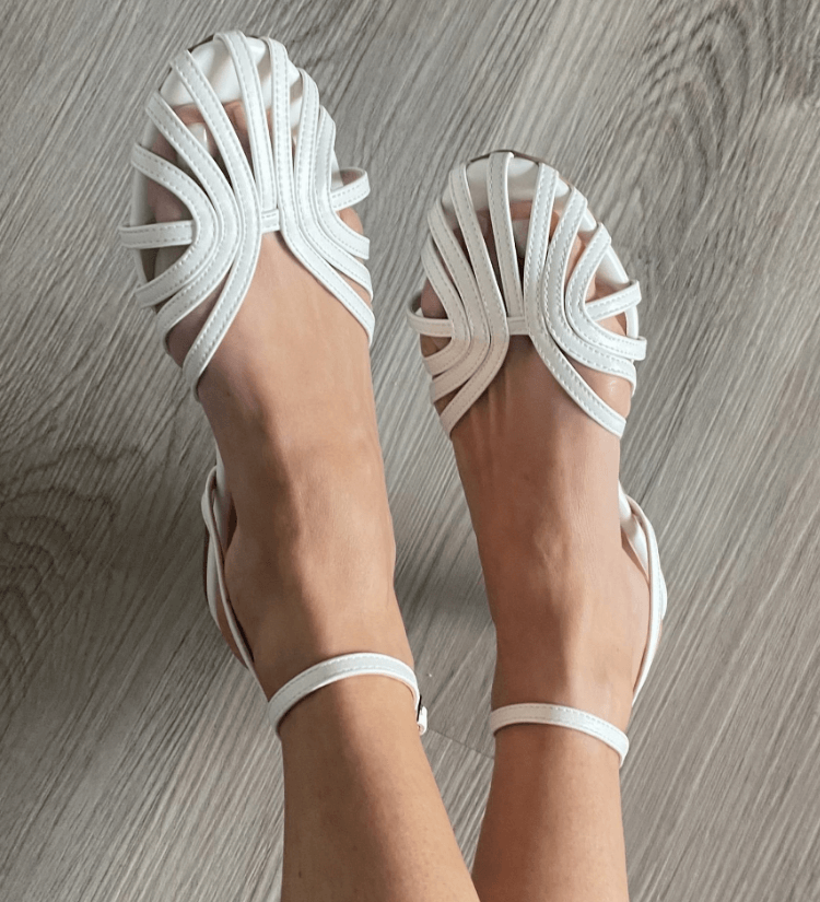 Victoire - Jewel Golden Sandals