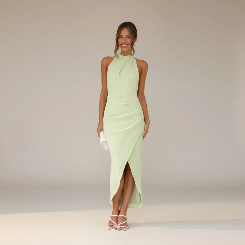 Paula - Plissé Midi Dress