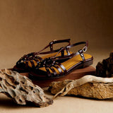 Blanche - Handcrafted Earth-Tone Sandals
