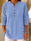 Neva | Buttoned Henley Tunic