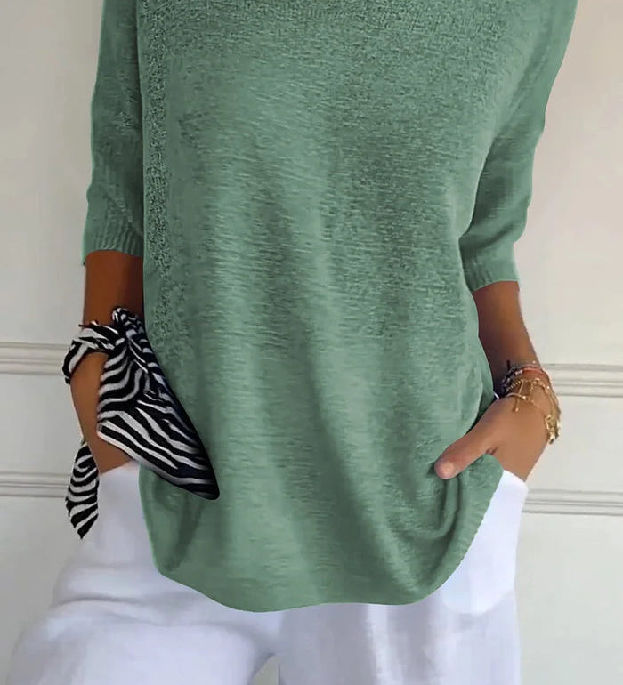 Kiara | Women's Oversized V-Neck Sweater Top