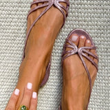 Genevieve - Golden Summer Elegance Sandals