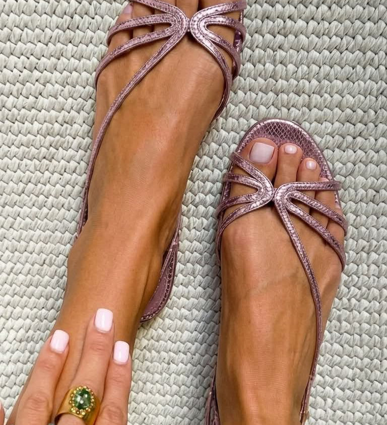 Genevieve - Golden Summer Elegance Sandals
