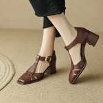 Pearl | Square-Toe Sandals