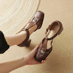 Pearl | Square-Toe Sandals