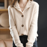 Josephine | Elegant Open-Collar Knit Cardigan for Women