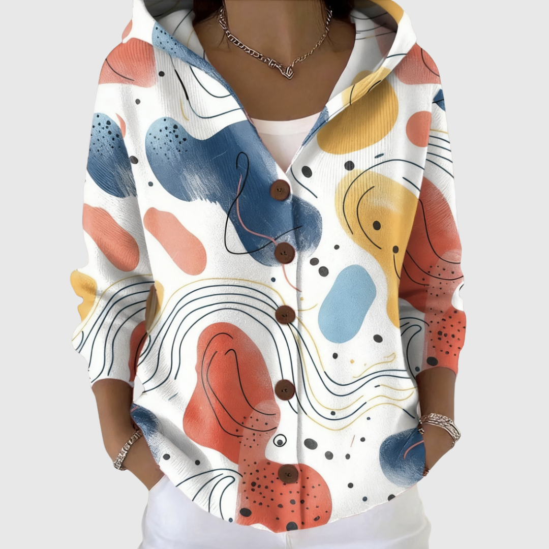Rosalind | Hooded Button Cardigan