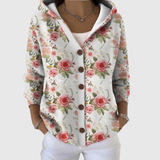 Miriam | Hooded Button Cardigan