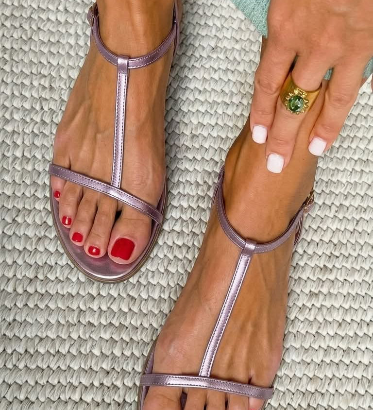 Rosalie - Golden Spring Sandals