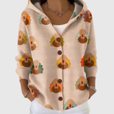 Laurel | Hooded Button Cardigan