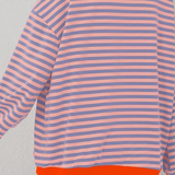 Pippa | Women's Oversized Striped Batwing Knit Sweater