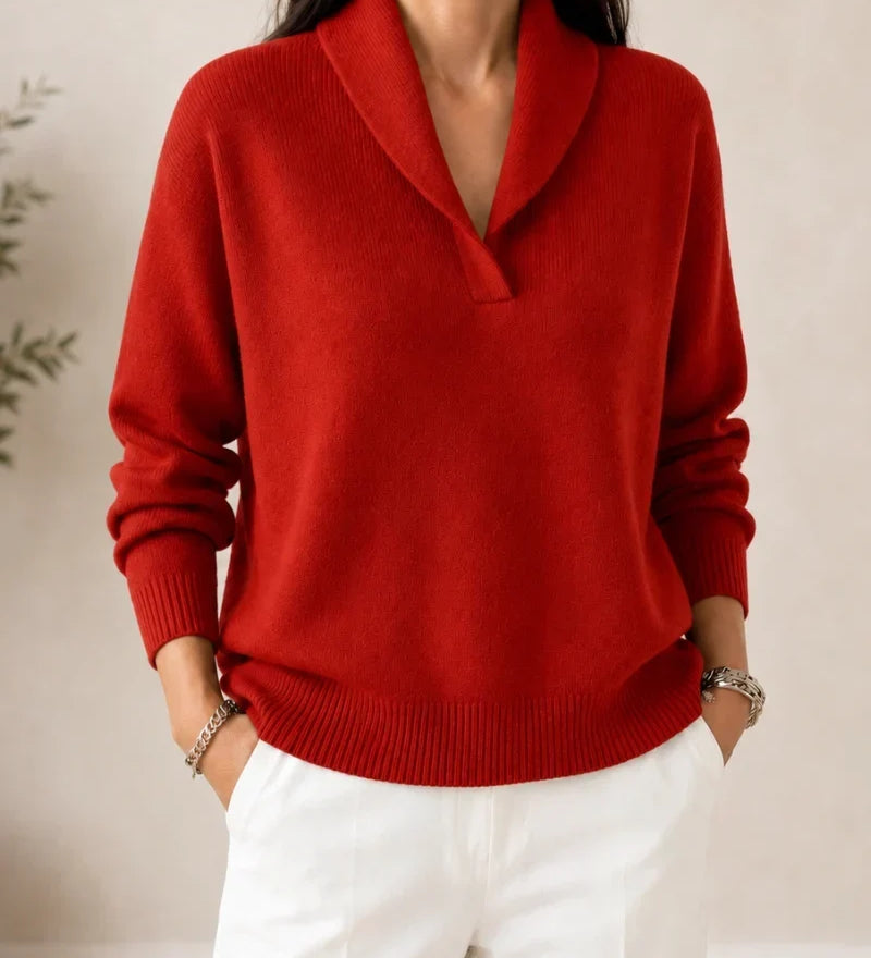 Antonine | Women's Soft V-Neck Jumper