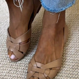 Seraphine - Nature Braided Sandals