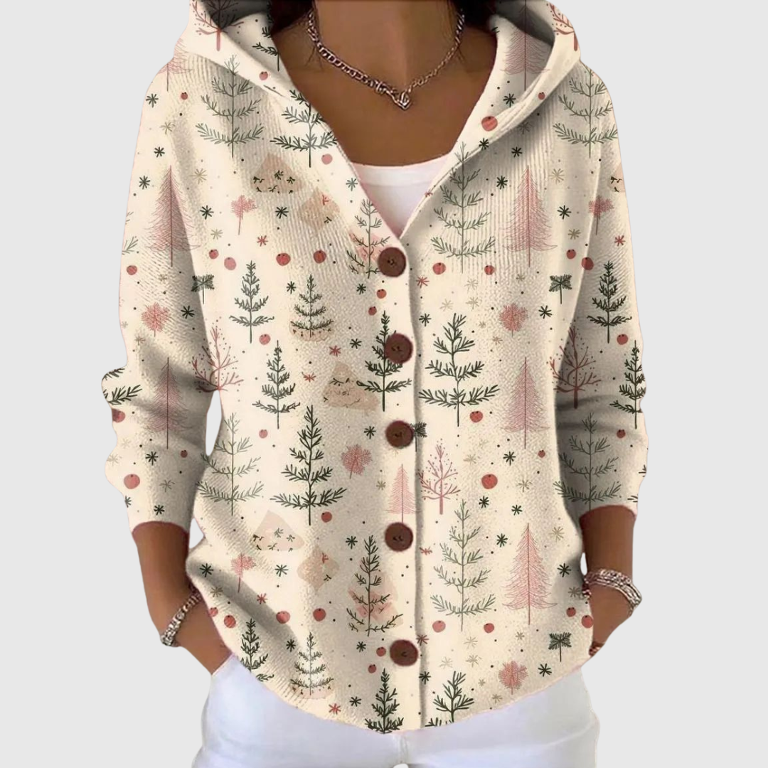 Prudence | Hooded Button Cardigan