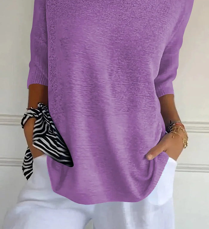 Kiara | Women's Oversized V-Neck Sweater Top