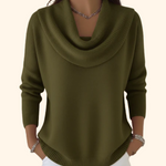 Juliette | Draped Neckline Jumper