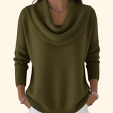 Juliette | Draped Neckline Jumper