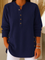 Neva | Buttoned Henley Tunic