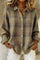 Antoinette | Cosy Checked Cardigan