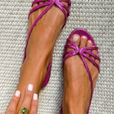 Genevieve - Golden Summer Elegance Sandals