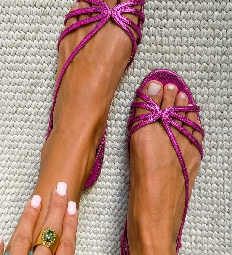 Genevieve - Golden Summer Elegance Sandals