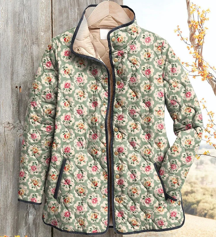 Eleanor | Country Bloom Quilted Jacket