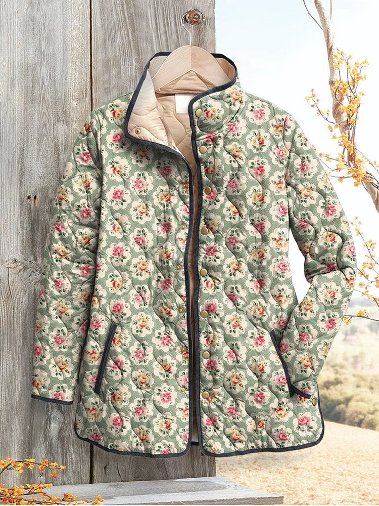 Eleanor | Country Bloom Quilted Jacket