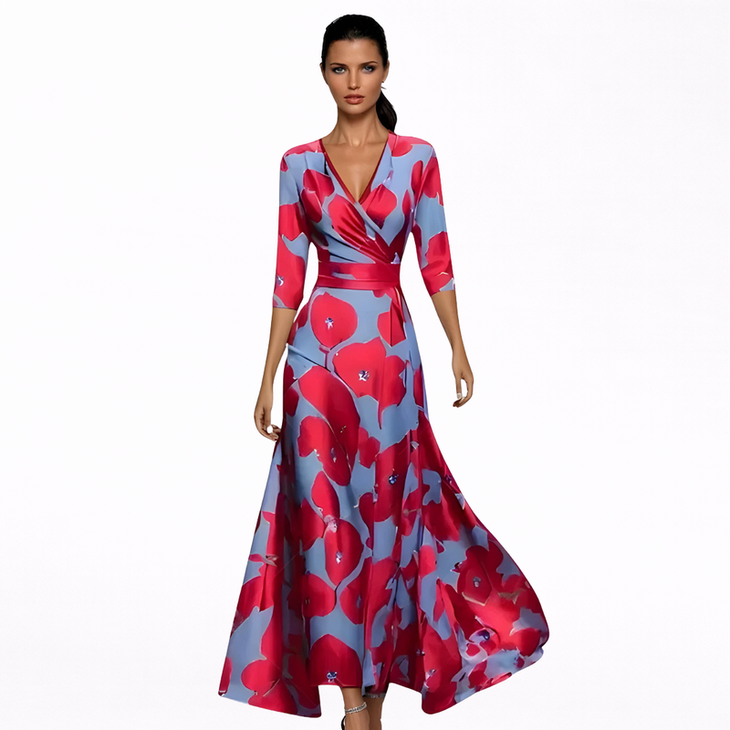 Emilia | Elegant Floral Maxi Dress